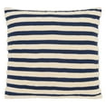 thumbnail image 2 of SAFAVIEH Maralyn Striped Floor Pillow, 24" x 24", Navy/Beige, 2 of 5