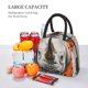 thumbnail image 5 of Balery Polka Dot Rhino Welcome Bolsa de Almuerzo para Mujeres, Caja de Almuerzo, Bolsa de Almuerzo Pequeña Impermeable, Tote de Almuerzo Reutilizable con Gran Capacidad, 5 of 6