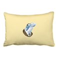 thumbnail image 1 of RYLABLUE MR Shark In Suit Gentle Man Pillow Cover With Hidden Zipper Decor Cushion Two Side 20x30 inches, 1 of 1