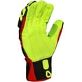 thumbnail image 2 of Ironclad Performance Wear Impact Gloves,M Size,Gauntlet,Red,PR INDI-CCP-03-M, 2 of 9