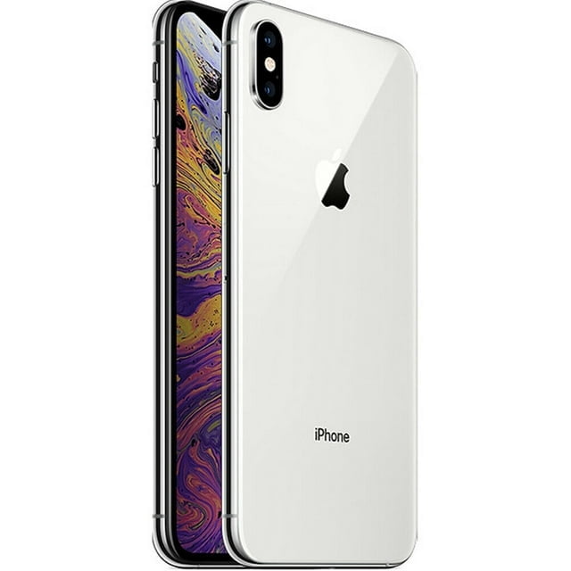 Pre-Owned Apple iPhone XS MAX 512GB Fully Unlocked Silver (NO FACE
