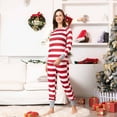 thumbnail image 3 of Odeerbi Christmas Pajamas For Family Women Matching Sets Casual Printed Top With Bottom Outfits Home Wear Mom Red, 3 of 9
