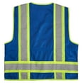 thumbnail image 2 of SAFEGEAR L/XL Blue High Visibility Safety Vest - Unisex, Polyester - JJ Keller, 2 of 2