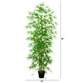 thumbnail image 2 of Nearly Natural 8ft. Artificial Green Bamboo Tree, 2 of 6