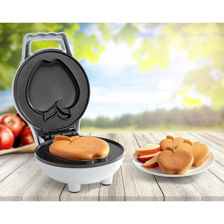 Apple a Day Mini Waffle Maker - Make Breakfast Special for Kids with Fruit  Shaped, 4 Inch Waffler Iron, Electric Non Stick Breakfast Appliance, Fun  Gift 