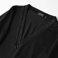 thumbnail image 5 of Dwellite Men's Cardigan Sweater Long Sleeve Lightweight Casual V Neck Button Down Knitted Sweater 2026 Black S, 5 of 6