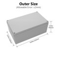 thumbnail image 2 of Caja de conexiones LeMotech IP67 impermeable de plástico ABS 25 x 15 x 10 cm, 2 of 8