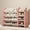 Pink, variant on Toy Storage Organizer and Bookshelf for Kids, Akaber Toys Organizer 4 Tier Foldable with 12 Removable Bins