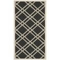 thumbnail image 2 of Safavieh Courtyard Black Indoor Outdoor Rug - 4' x 5'7", 2 of 5