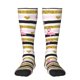 thumbnail image 1 of Fotbe Gold Glittering Hearts and Flamingos Calcetas Divertidas Estampadas para Hombre y Mujer, Calcetas de Algodón hasta la Rodilla para Caminar, Correr, Enfermería y Embarazo, 1 of 6