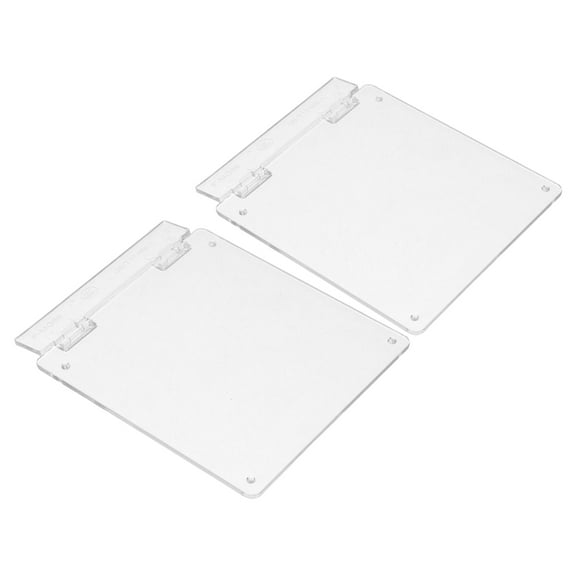 OULII Dirt Resistant Switch Sleeve Modern Home Decor Transparent Ps for Families with Children 2Pcs