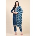 thumbnail image 4 of Trendmalls Women's Wear Cotton Fabric Embroidery Stright Kurta with Salwar Suit Set, 4 of 11