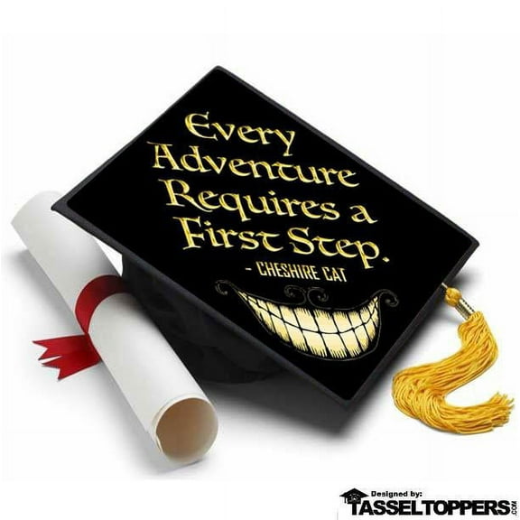 Alice in Wonderland Grad Cap Tassel Topper