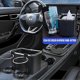 thumbnail image 3 of Car Armrest Storage Box with 2 Cup Holders, Auto Console Car Seat Organizer for Water Cup, Paper Towels Cellphones, 3 of 5