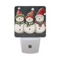 thumbnail image 6 of Yayeee LED Night Light for The Home Plug in With Light Sensors 2 Pack, Red Snowmen, 6 of 6