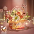 thumbnail image 5 of Top-kevin Flower Bouquet Building Blocks Model Set,Simulation Artificial Rose Handheld Gift Box,Bonsai Plant Building Bricks,Home Decor, 5 of 8