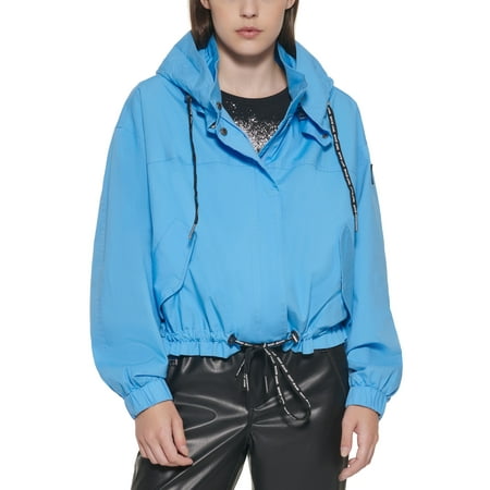 DKNY Jeans Stretch Parachute Jacket All Aboard Blue S