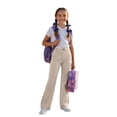thumbnail image 4 of Kiijoy Girls School Uniform Flare Pants Pull-On Stretch Twill Trousers, Sizes 5-16, 4 of 5