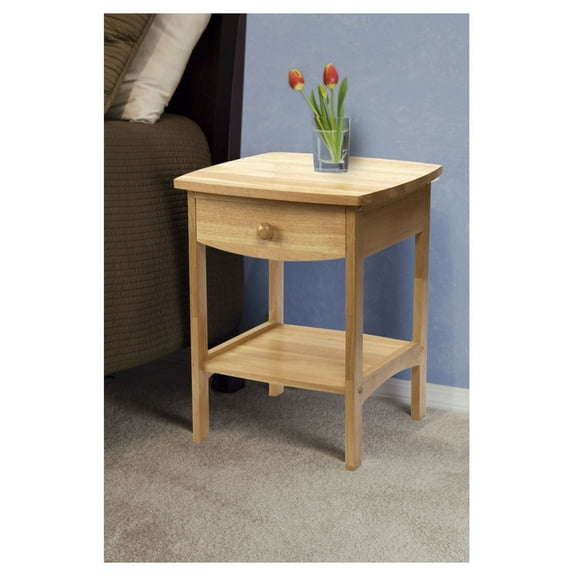 Accent Table Natural Finish