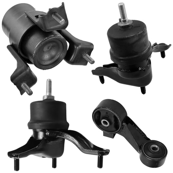 4M Auto Parts Right, Right Upper & Front Engine Motor Mounts With Left Transmission Mount 4PCS Set. Parts 9239, 9211, 9197, 9165. A4287, A4203, A4236, A4207