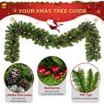 4Piece Christmas Decoration Set, Prelit Artificial Holiday Christmas