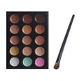 thumbnail image 1 of Paleta de Corrector en Crema de 15 Tonos + Pincel, Ideal para Ocultar Imperfecciones y Crear Maquillaje Impecable, Tono: Número 1, 1 of 7