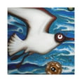 thumbnail image 4 of "Seagull in Heaven's Light" - Canvas, 4 of 25