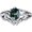 Hexagon Cut-03, variant on Black Oxidation Branch Rectangle/Hexagon/Kite/Pear Moss Agate Ring for Women 925 Sterling Silver Retro Green Stone Promise Ring with Vine Leaf Vintage for Wife women