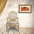 thumbnail image 3 of Rowan, Carol 32x18 Gold Ornate Wood Framed with Double Matting Museum Art Print Titled - Bountiful Gerberas Crop, 3 of 4