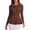Brown, variant on PRETTYGARDEN Women's Fall Lightweight Cardigan Sweaters | Long Sleeve Peplum Tops, Button Up, Slim Fitted, Flared Hem, Soft Ribbed Knit, Business Casual Outfits, Winter Trendy Clothes