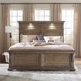 thumbnail image 2 of Liberty Furniture Carlisle Court Wood Queen Size Panel Bed in Chestnut, 2 of 4