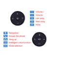 thumbnail image 4 of Sidaley 10 teclas Música DVD inalámbrico Navegación Botones de radio Volante de coche universal Panel de control remoto Paneles de instrumentos para automóviles negro basalto Sidaley VI0003-01B, 4 of 6
