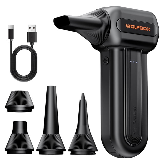 Soplador de Aire WOLFBOX MF60 Recargable 110,000 RPM 3 Velocidades