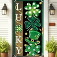 thumbnail image 4 of BOBOMOTI St Patricks Day Door Cover Decorations Happy St Patricks Day Door Cover Green Irish Holiday Party Supplies, 4 of 6