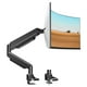 thumbnail image 1 of Soporte de Monitor MOUNTUP Negro para Pantallas Ultrawide con Brazo y Abrazadera en C/Base de Ojal, 1 of 8