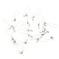 thumbnail image 4 of 20 Unids Cordón de Poliéster Sunnimix Blanco para Teléfono Móvil Llaves, 4 of 8