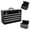Black, variant on PUKNLY Heavy Duty 21" Metal Tool Box, 4 Drawers, Portable Tool Chest, EVA Liner, Ball Bearing Slides, Auto-Locking System, Multi-Function Tool Organizer for Garage, Workshop, Jobsite or Trunk Storage
