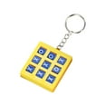 thumbnail image 6 of LACKUST Keychains Keyring Key Chain Ring for Home Car Keys,Clearance Keychains Rings for Keys for Men Women for Car,Mini Plastic Tic-Tac-Toe Keychain Toy,Yellow, 6 of 8
