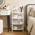 thumbnail image 2 of 4-Tier Plastic Shelf for Storage, Shelving Unit Storage Rack Organizer Utility Shelf for Kitchen Office Garage Pantry Laundry Organization, Storage Rack for Pantry Closet, 2 of 6