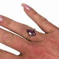 thumbnail image 3 of Natural Amethyst Ring, AAA Amethyst Gemstone Ring, February Birthstone, Designer Ring, Womens Ring, Gold Micron, 925 Sterling Silver, promise Ring, Dainty Minimal Stacking jewelry, Birthday Gift Ring, 3 of 5