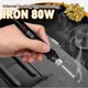 thumbnail image 2 of DIY Wood Burning Kit with Soldering Iron & Letter Number Copper Stamps for Embossing, Carving, DIY Craft Projects, 2 of 5