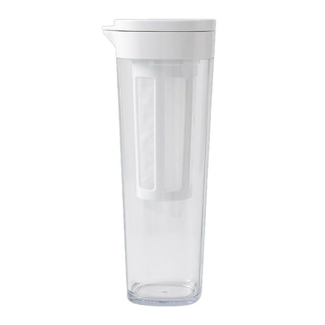 EGNMCR Storage Containers Water Pitcher, Fruit Infuser Pitcher With Removable Lid, High Heat Resistance Infusion Pitcher For Hot/Cold Water, Flavor-Infused Beverage & Iced Tea Storage rack