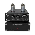 thumbnail image 1 of FX-AUDIO TUBE-03 Mini HiFi Audio Preamplifier 6K4 Vacuum Tube Amplifier Buffer Treble Bass Adjustment RCA, 1 of 8