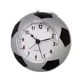 thumbnail image 4 of Reloj despertador con forma de balón de fútbol, ​​decoración del hogar, reloj de mesa, movimiento silencioso para cumpleaños Plata, 4 of 9