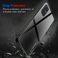 thumbnail image 4 of Dteck For Samsung Galaxy A71 4G (6.7-inch) Shockproof Luxury Tempered Glass Back Soft TPU Border Bumper Phone Case Slim Cover (without Screen Protector),Black, 4 of 5