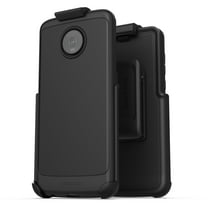 Encased Moto Z4 Belt Clip Case (Thin Armor) Slim Grip Cover with Holster for Motorola Moto Z4 - Black
