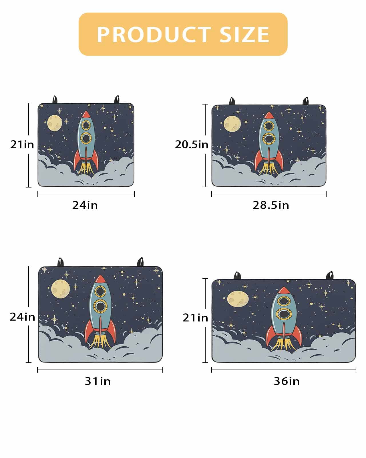 Large Induction Cooktop Protector Mat Cartoon Stove Top Covers for Electric Stove, Moon Stars Modern Art Decorative Stove Burner Cover Mats, Glass Top Stove Cover