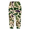 thumbnail image 4 of Penkiiy Womens Camouflage Sweatpants Casual Cropped Jogger Running Pants Lounge Loose Fit Drawstring Waist with Side Pockets M Multicolor, 4 of 6