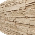 thumbnail image 2 of Ekena Millwork 48 5/8"W x 24 3/4"H x 1 1/4"D Cascade Stacked Stone, EverStone Faux Stone Siding Panel, Ocean Floor, 2 of 9