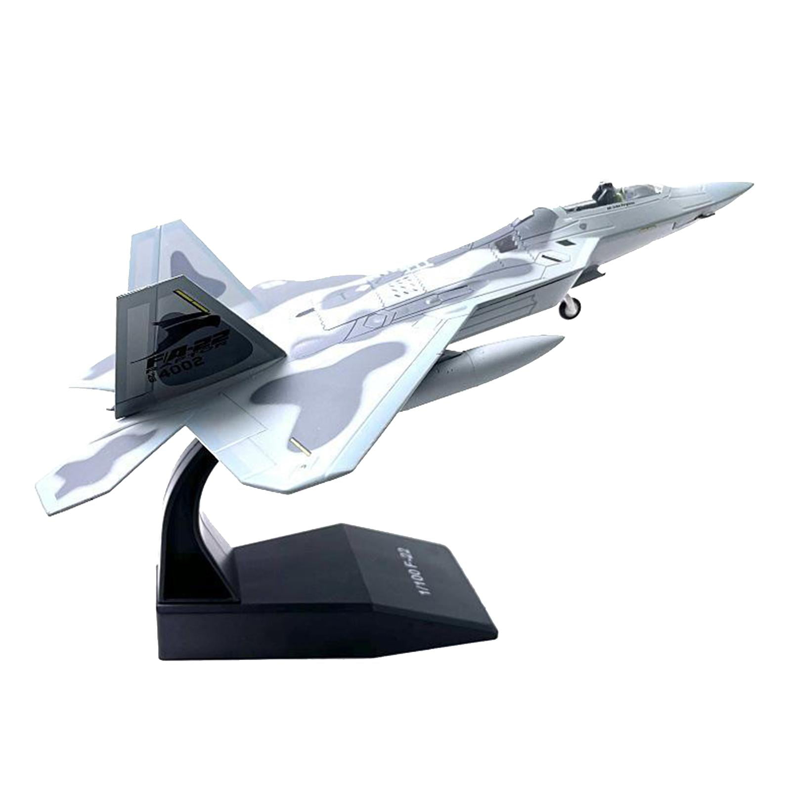 USA Airline F-22 Raptor Plane Fighter Aircraft Plane Table Top Decor 1/100 